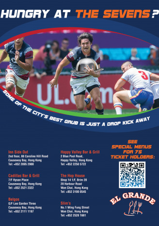 Rugby 7s Specials (31st March - 2nd April)