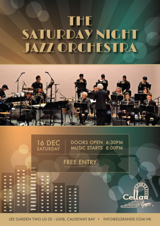 Grappa's Cellar - The Saturday Night Jazz Orchestra (Free Entry)